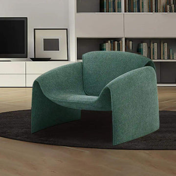 Modern Deep Green Accent Chair Velvet Upholstered Chair for Living Room-Richsoul-Chairs & Recliners,Furniture,Living Room Furniture